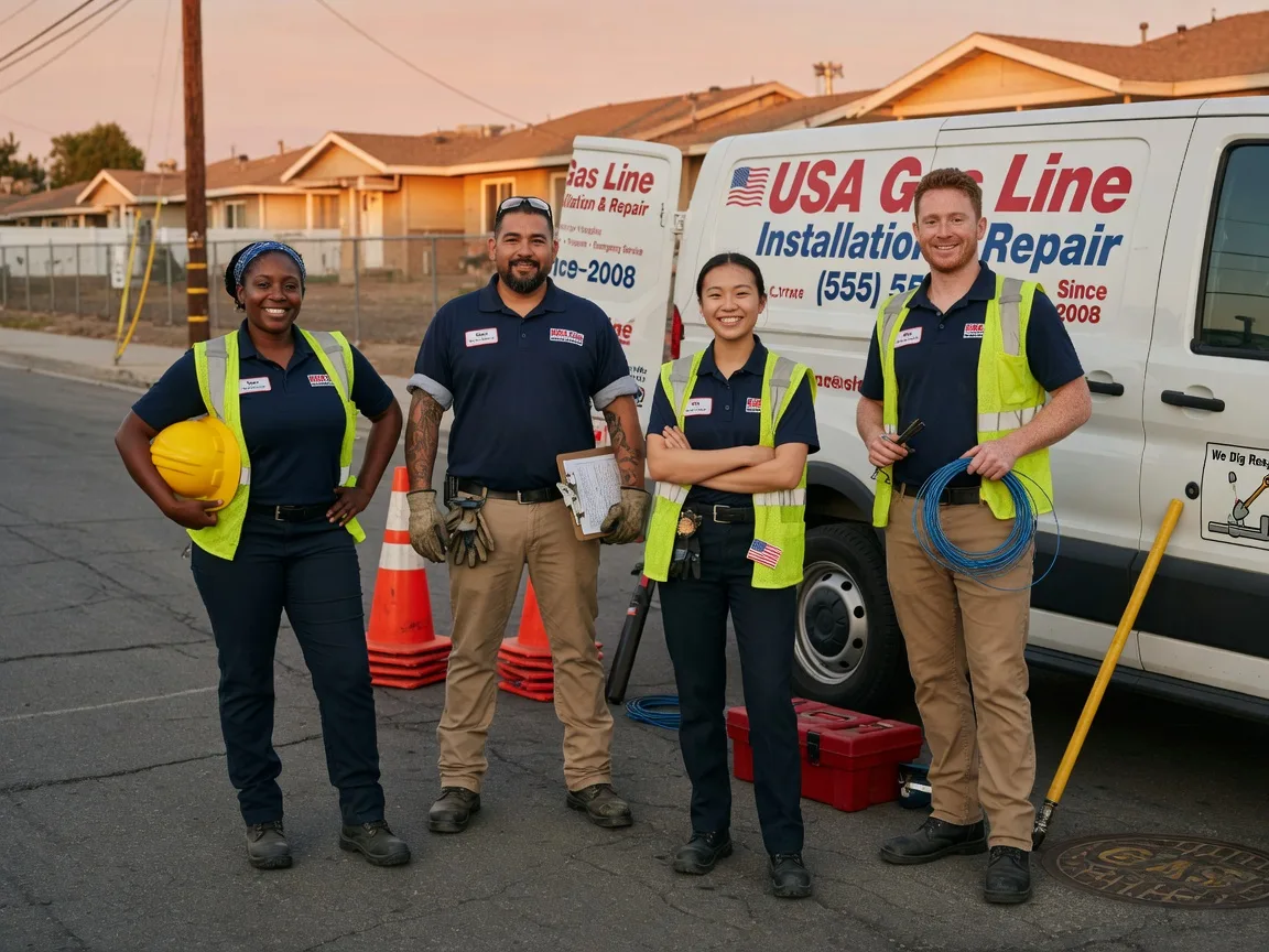 Gas Line Installation company in Colcord, OK